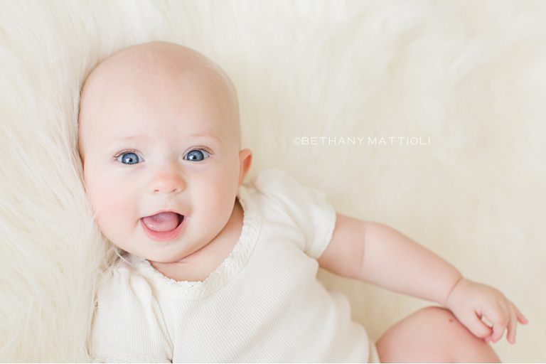 5 Month Baby Girl | Bethany Mattioli Photography -San Jose Baby Photographer