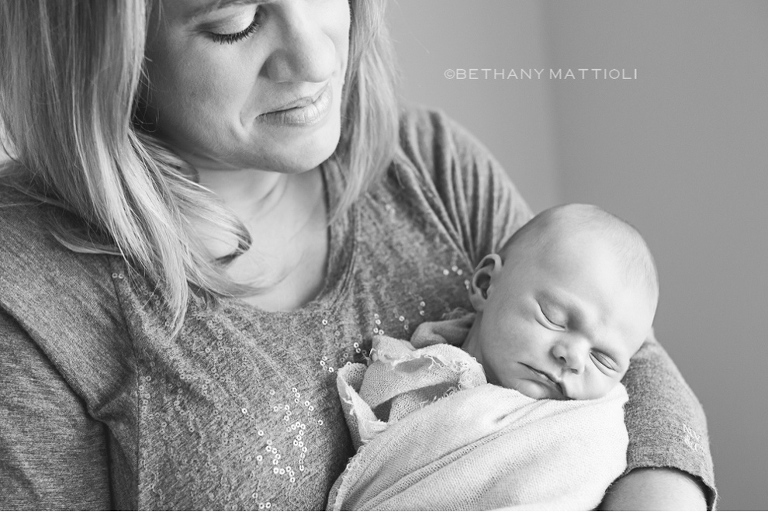 Mother and Baby Girl | Bethany Mattioli Photography - Bay Area Newborn Photographer