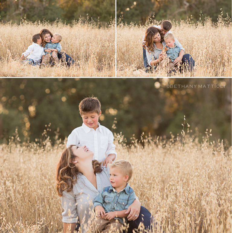 Mother with boys | Bethany Mattioli Photography - Bay Area Family Photographer