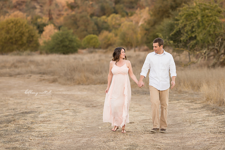 Couple's Sunset Maternity Session | Bethany Mattioli Photography - South Bay Area Maternity Photographer