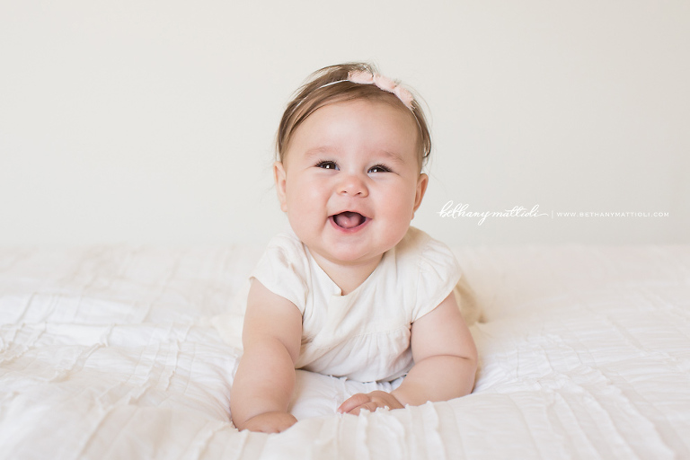 6 Month Baby Girl | Bethany Mattioli Photography - Silicon Valley Baby Photographer