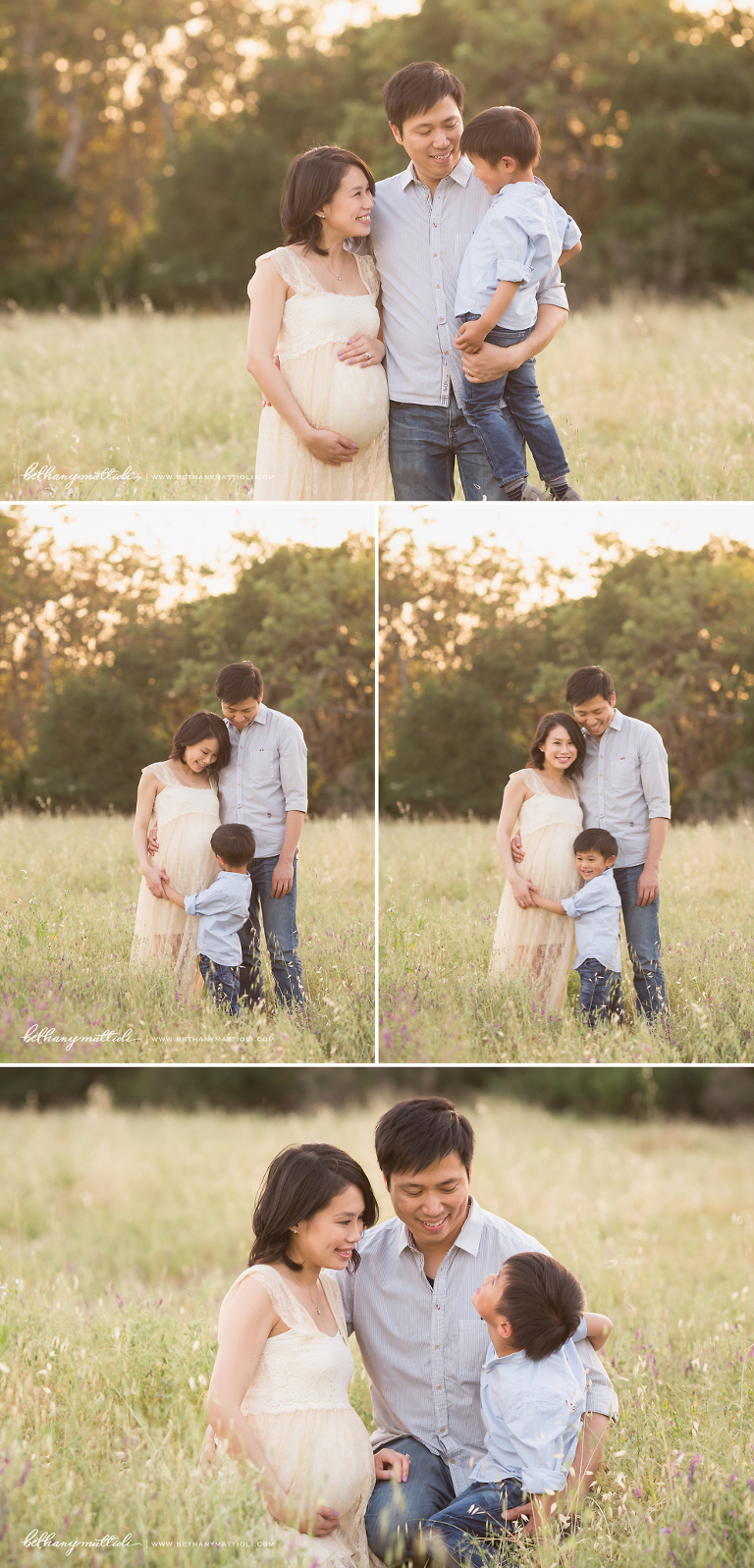 Maternity Family Outdoor Session | Bethany Mattioli Photography - Bay Area Maternity Family Photographer