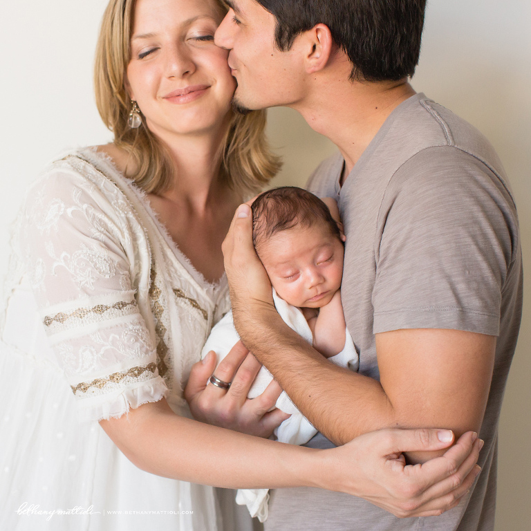 Parents and Newborn | Bethany Mattioli Photography - Bay Area Newborn Photographer
