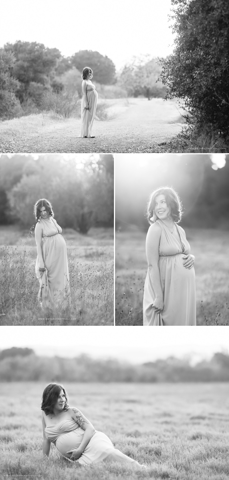 Romantic Maternity Session in Black and White | Bethany Mattioli Photography | Sunnyvale Maternity Photographer
