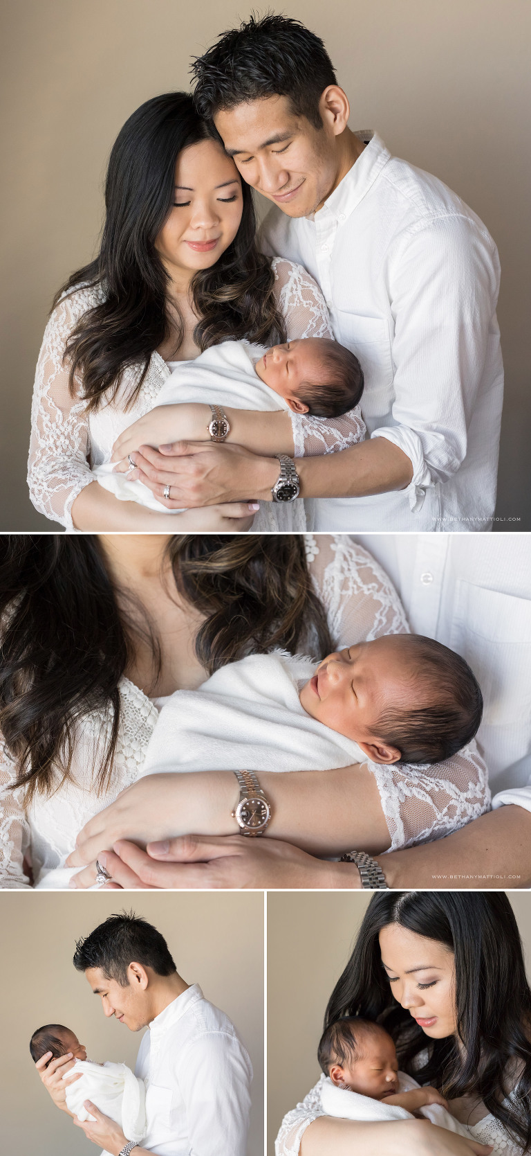 Parents holding newborn | Natural Newborn Photography | Newborn Photography San Jose