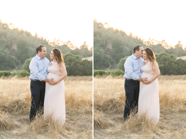 Romantic Couples Maternity Session | Morgan Hill Maternity Photographer | Bethany Mattioli Photography