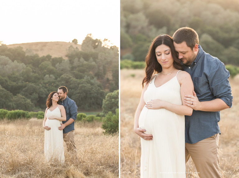 Romantic Sunset Maternity Session | Gilroy Maternity Photographer | Bethany Mattioli Photography