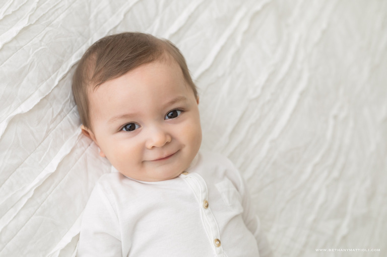 Eight Month Old Baby Smiling | Bay Area Baby Photography | Bethany Mattioli Photography