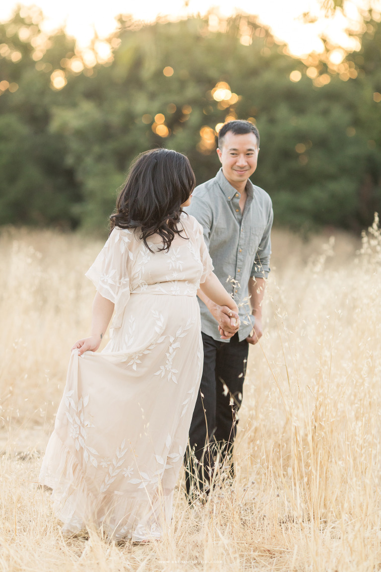 Golden Hour Maternity Photography | Maternity Photo Shoot San Francisco Bay Area | Bethany Mattioli Photography
