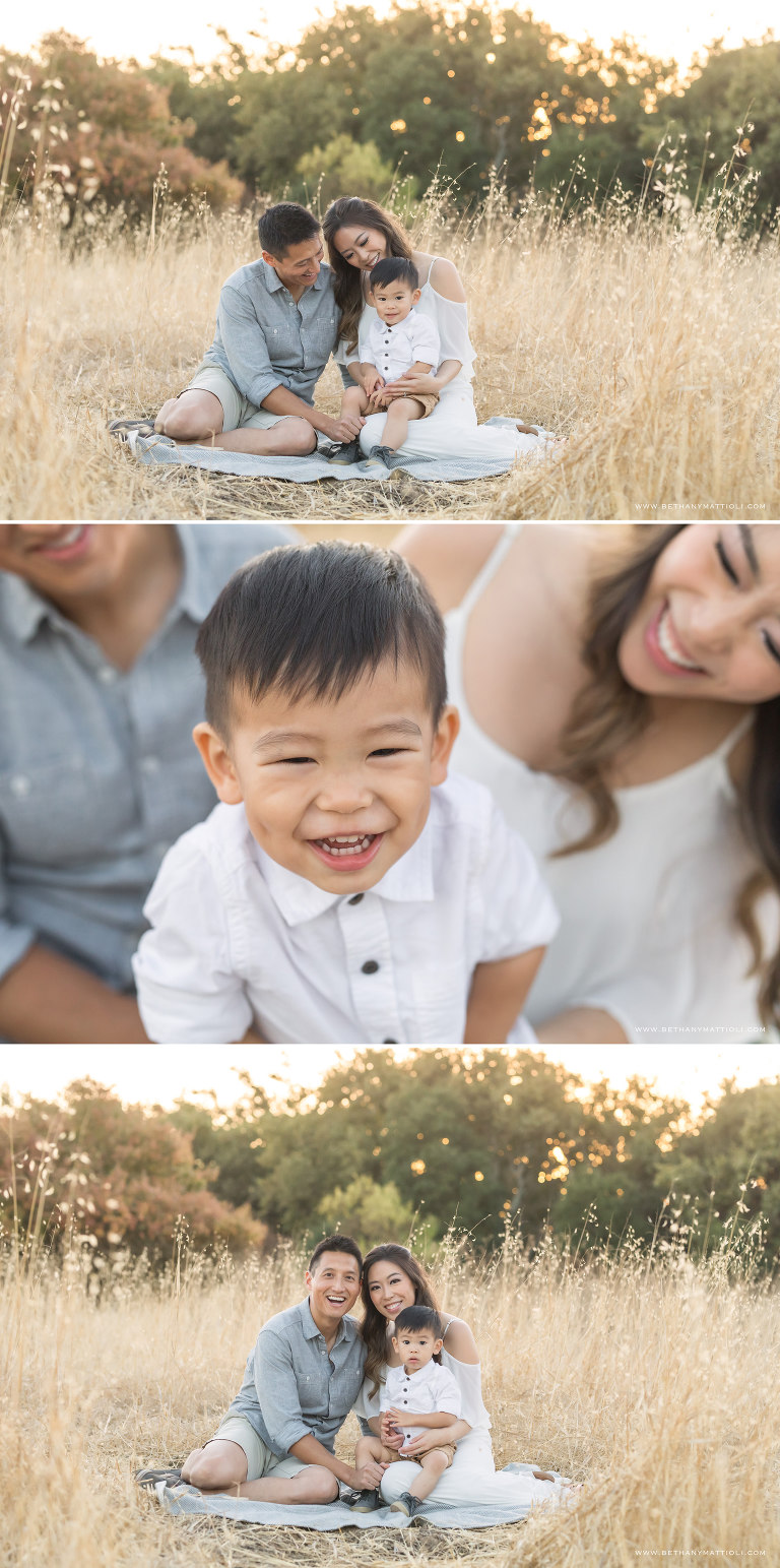 Outdoor Field Family Photo Session | Bay Area Family Photographer Morgan Hill | Bethany Matti