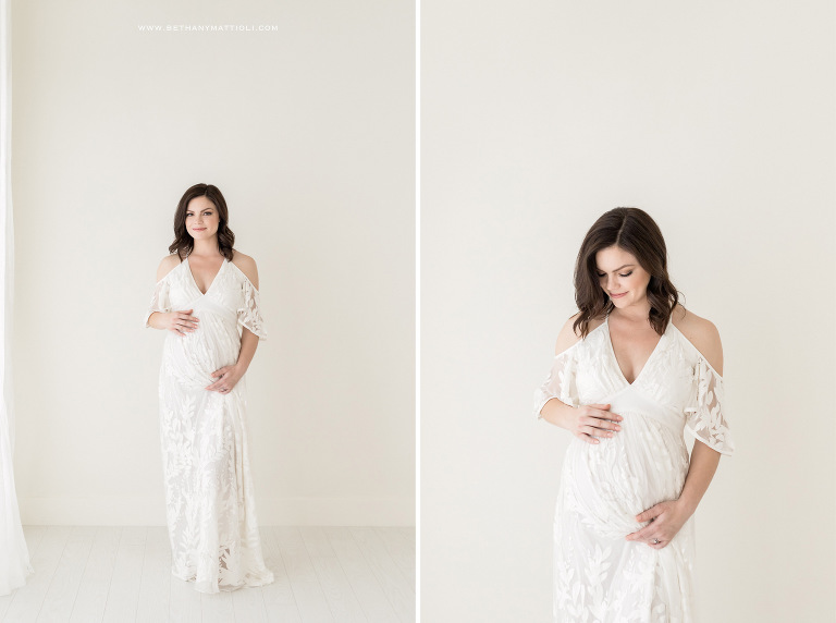 Modern Studio Maternity Photography | Bethany Mattioli Photographer | Bay Area Studio Maternity Photographer