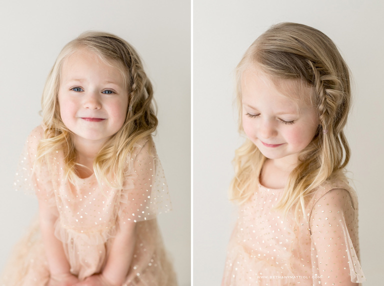 Sweet and Spirited Five Year Blond Girl | Bay Area Children Photographer | Bethany Mattioli Photography 