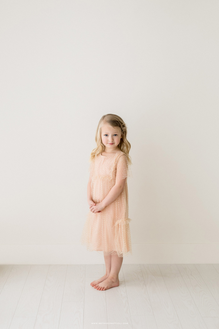 Sweet and Spirited Five Year Blond Girl | Bay Area Children Photography | Bethany Mattioli Photography 